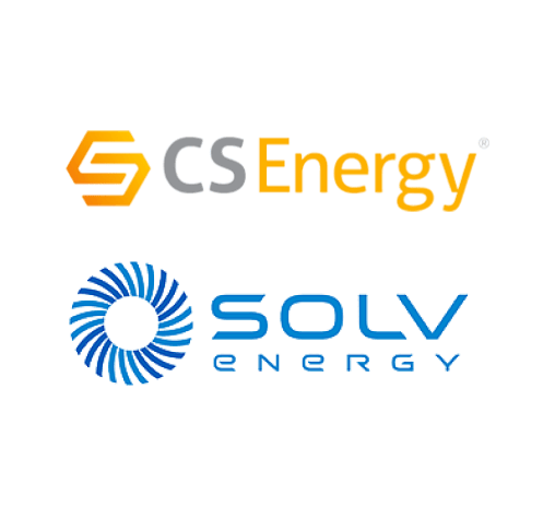 CS Energy and Solv Logos